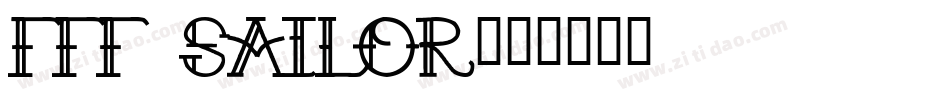 FFF Sailor字体转换